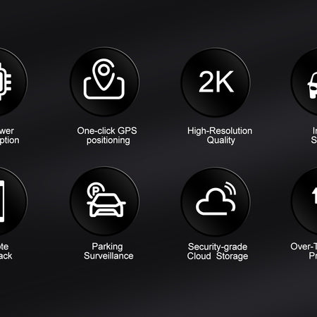 Dual Recording 2K/1080P Dash Cam DG23 with 4G Parking Monitoring — Never Miss a Moment