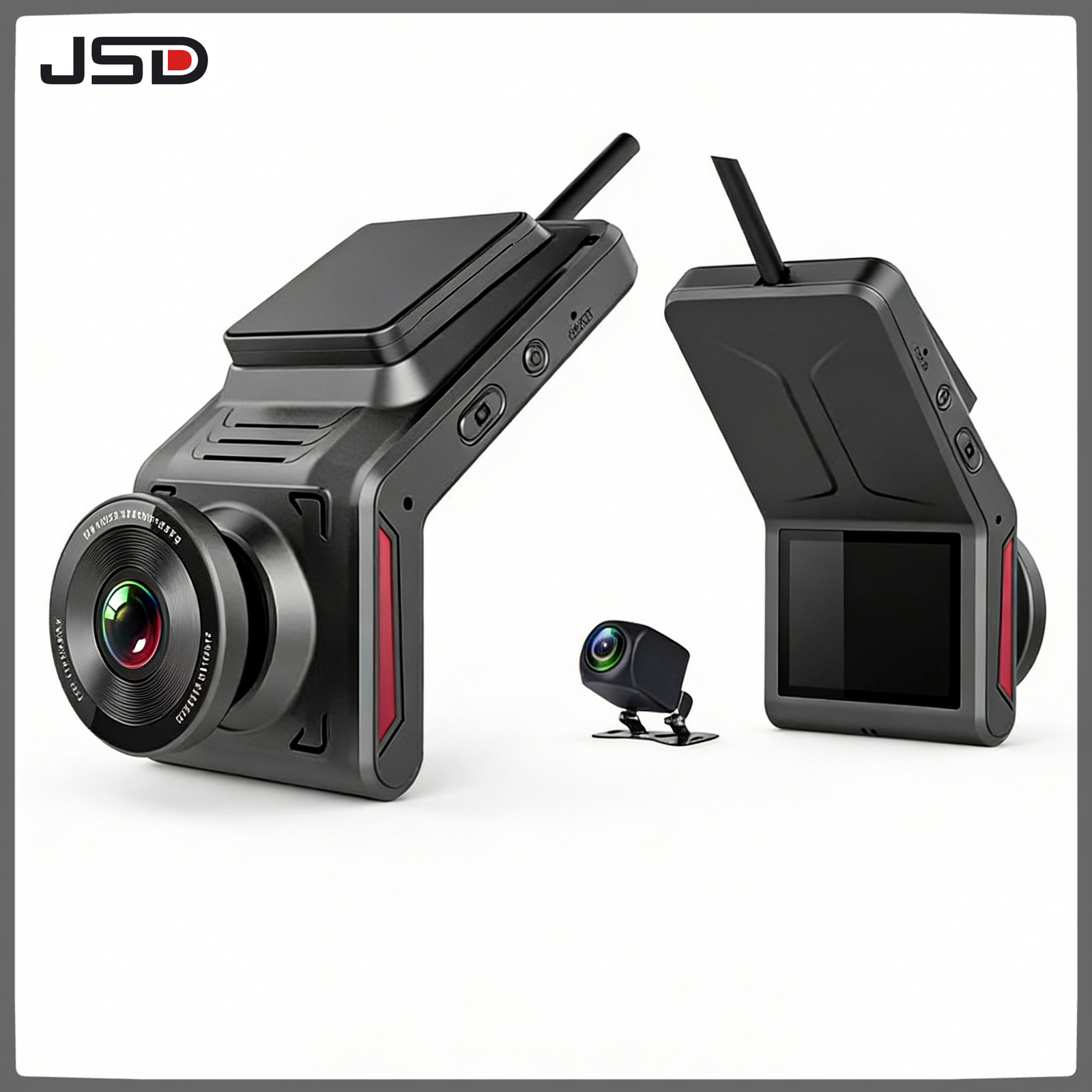 Hidden 4G Car Dash Cam with GPS | Dual FHD 1080P Cameras | Wi-Fi & Remote Control | Front and Rear Recording