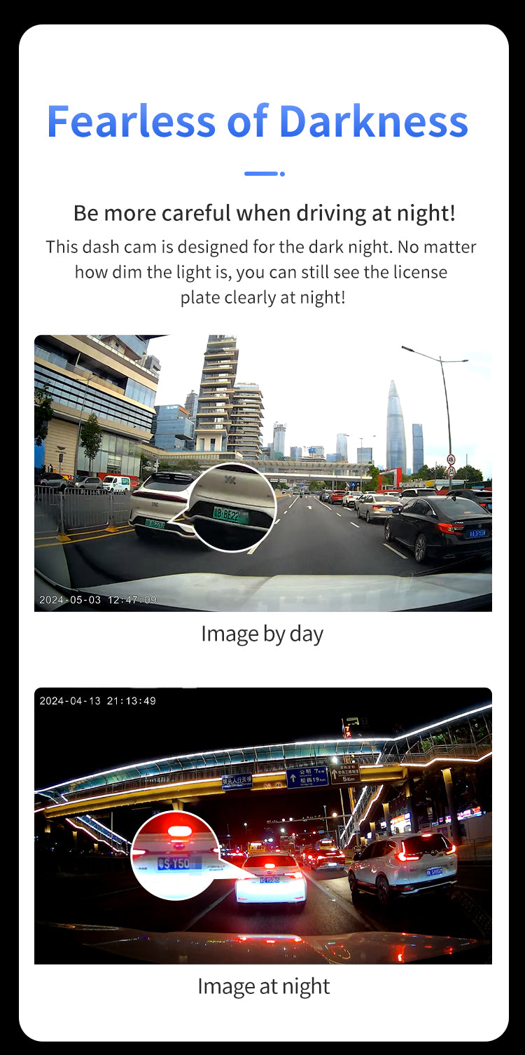 DG23 4G Dash Cam Single Lens - 1080P HD Night Vision WiFi Remote View Car Recorder