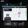 Dual Lens 2K Dash Cam 4G-Powered | Front Rear Recording + Parking Monitor
