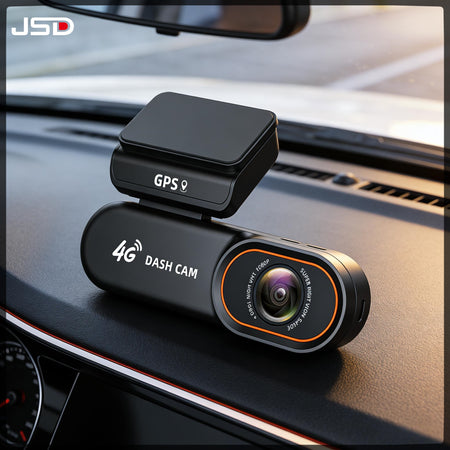 DG23 4G Dash Cam Single Lens - 1080P HD Night Vision WiFi Remote View Car Recorder