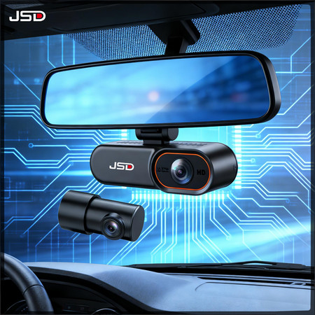Dual Lens 2K Dash Cam 4G-Powered | Front Rear Recording + Parking Monitor