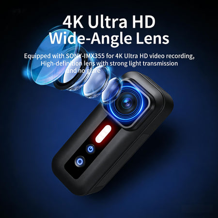 4K Ultra HD Bike Camera – Waterproof, Wide-Angle Cycling Recorder